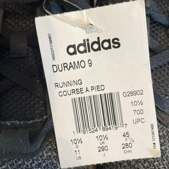 New Men’s Adidas Duramo 9 Cloudfoam Sneakers - Picture 7 of 7